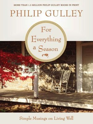 cover image of For Everything a Season